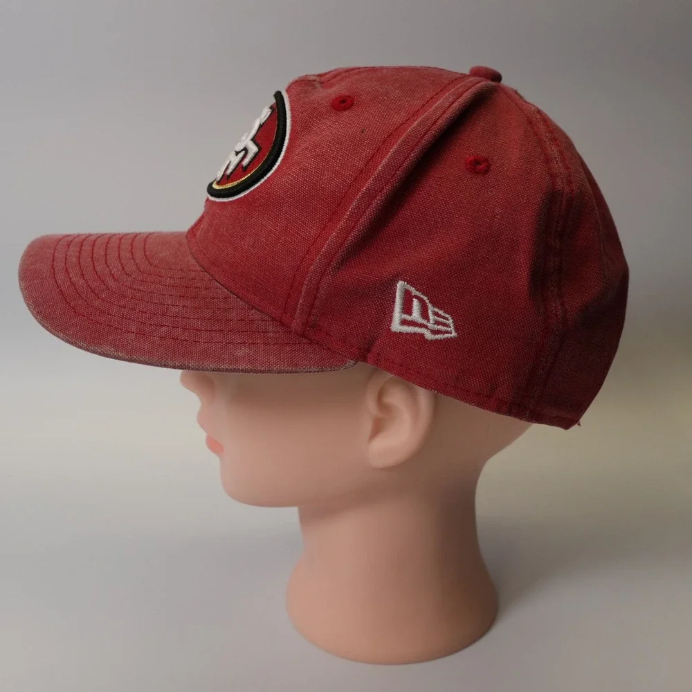 New Era San‎ Francisco 49ers Red Snapback Baseball Cap Adjustable Men